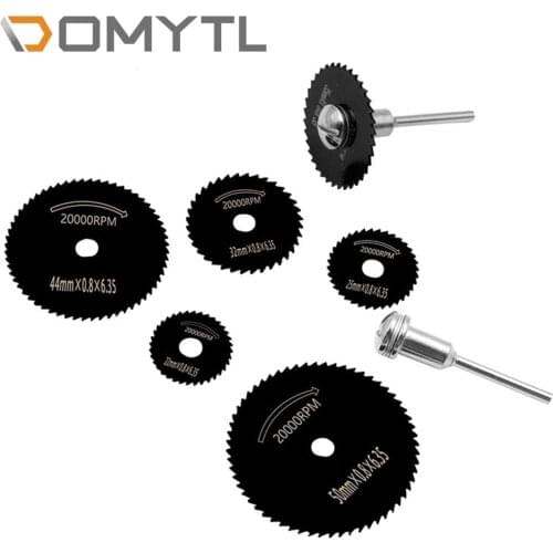 Small Saw Blade 8pcs High Speed Steel Electric Grinder 22, 25, 32, 35, 44, 50MM Wood Saw Cutting Blade 20000Rpm Power Tool