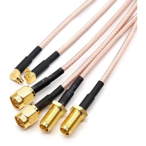 MMCX to SMA adapter cable MMCX to SMA male connector cable MMCX to RP-SMA-K pigtail 15cm length RG316 SMA to MMCX cable