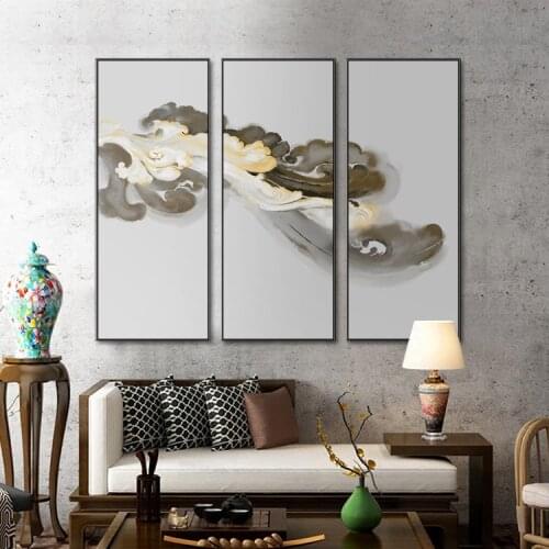 New Chinese Style Colorful Clouds Landscap Canvas Painting Wall Art Pictures For Living Room Study Home Decor Posters And Prints