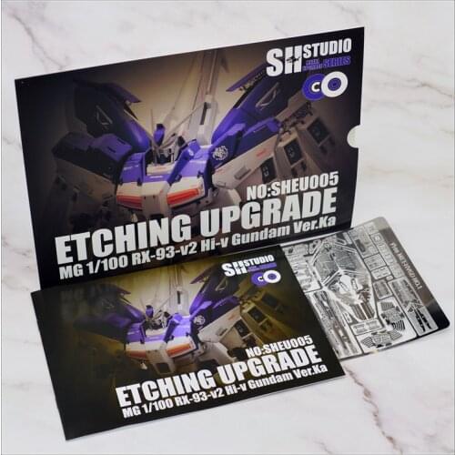 SH STUDIO MG 1/100 HI-V Manatee Ka Version Gundam Dedicated DIY Etching Sheet Metal Details Tonic Accessories