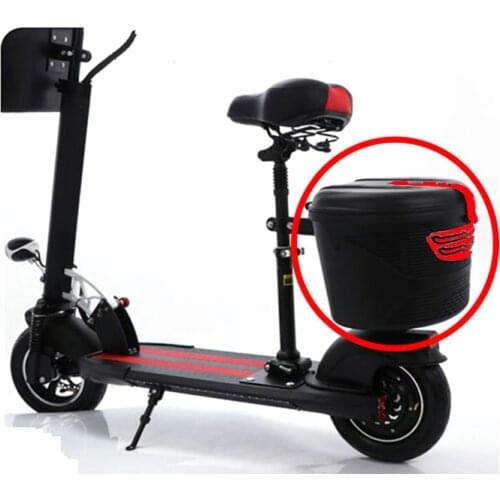 Electric Scooter Special Basket Front and Rear Loading Basket Car Basket Electric Bicycle Basket with Lock Basket Accessories