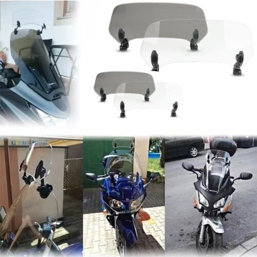 Motorcycle Windshield Extension Spoiler Windscreen Air Deflector For Yamaha XJ6 DIVERSION XJ 6 N XJ 600 650 6F 700 750 900
