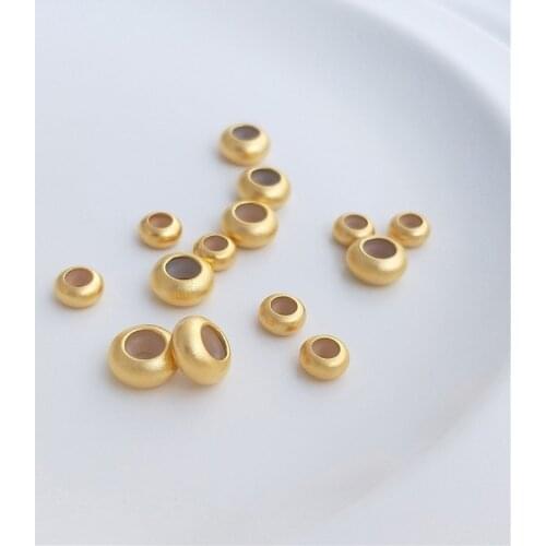 Vietnam shajin strong color retention silica gel positioning bead flat abacus adjustment manual DIY bracelet bracelet fittings