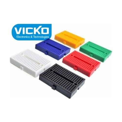 [YK] SYB-170 Mini Solderless Prototype Breadboard 170 Tie-points for ATMEGA PIC for Arduino UNO modules