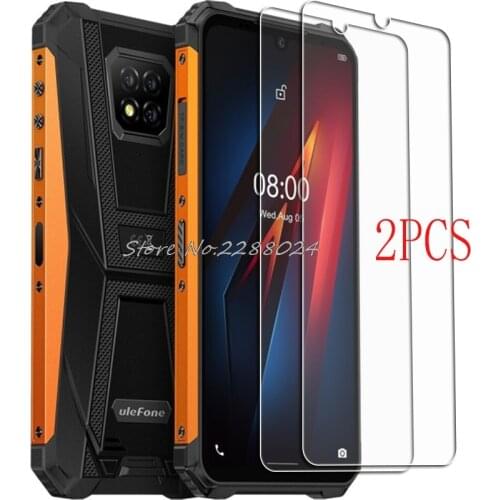 2PCS FOR Ulefone Armor 8 Tempered Glass Protective FOR Ulefone Armor8 6.1" Screen Protector Glass Film phone Cover