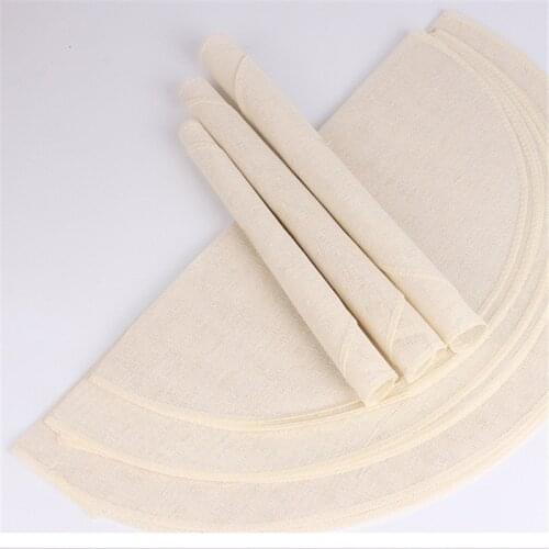 10pcs/lot Round Bamboo Steamer Paper Steaming Papers Household Cotton Steamer Cloth Non-stick Cage Drawer Steamer Pad