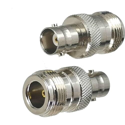 10pcs Connector Adapter N Female Jack to BNC Female Jack RF Coaxial Converter Straight New