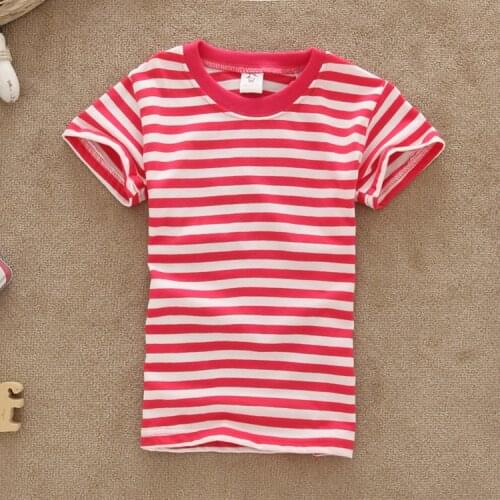 2020 summer Girls boys t-shirts Children Baby Blouse stripe kids clothes cotton Tops&Tees accessories Childrens clothing
