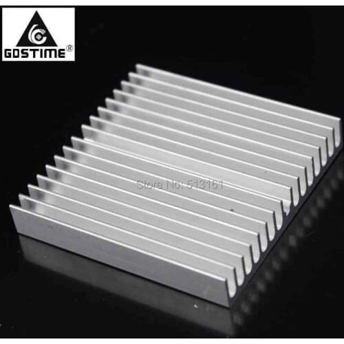 5pcs/lot Gdstime Aluminum Heatsink 60x60x10mm Heat Sink Electronic Computer Electrical CPU Cool RAM