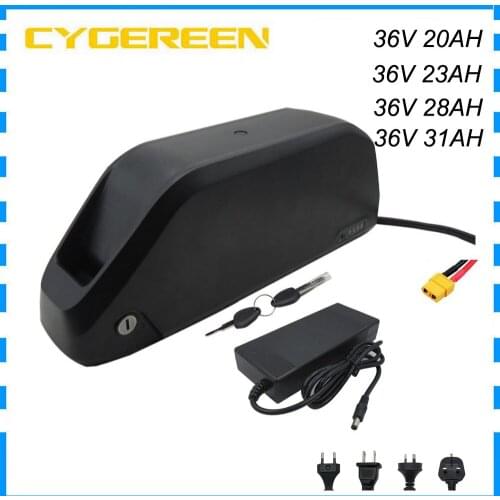 Down tube battery 36V 20AH 500W 750W 1000W 36 Volt 26AH lithium battery Pack with 30A BMS BBS02 BBS03 BBSHD motor