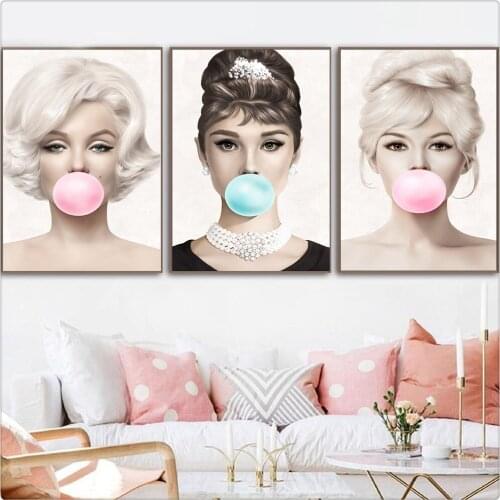 5D DIY Diamond Painting Famous movie star Monroe Full Square / Round Drill Cross Stitch Diamond Mosaic Home Decor