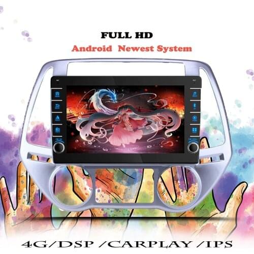 Android 10 Car Radio For Hyundai I20 2010 2011 2012 2013 2014 Multimedia Player Navigation GPS 2 din DVD Tape Recorder Cassette
