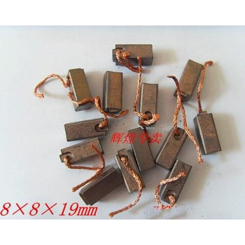 AZGIANT 10PCS High quality car heater blower starter motor carbon brush 8*8*19mm