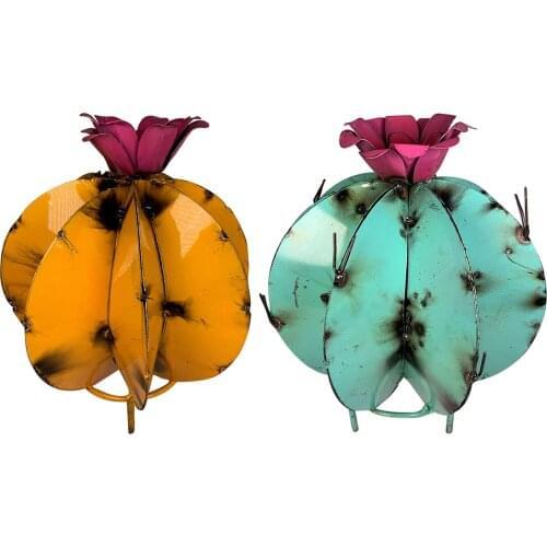 DIY Art Metal Art Metal Cactus Sculpture Garden Decoration Outdoor Yard Sculpture Home Figurines Decor Tuin Decoratie