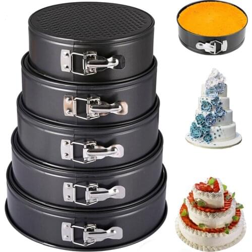 Baking Pan Non-Stick Bakeware Cake Mold Kitchen Cake Tool Round Baking Tray Carbon Steel Cakes Pan Baking Moulds Tools