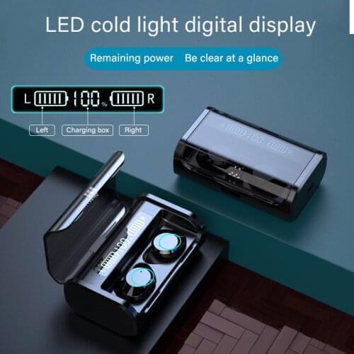 G 06TWS Wireless Bluetooth Earphone 9D Stereo Sound Wireless Bluetooth Headset Auto Pairing Bluetooth Earbuds 4000mAh Power Bank