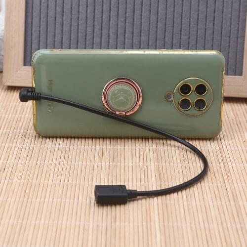 Micro USB Extension Cable Micro USB Extender Cord 180 Degree Angle U-Shaped Micro USB Male to Female Cable for Tablet R9CB