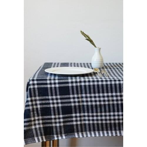Pöti Plaid Table Cloth & Table Cloth 170x170 Four Seasons Use Suitable For Quality Product Is Easy To Clean Wedding Decoration Tablecloth Picnic Blanket Kitchen Decor