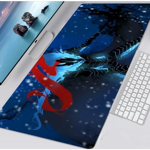 Mousepad Solo Leveling Kawaii Gaming Accessories Non-slip Mouse Pad Gamer Girl Anime XXL Mausepad Keyboard Mat Tapis De Souris