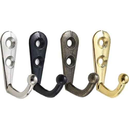 Hot Sale 10pcs Antique Hooks Small Wall Hanger Buckle Horn Lock Clasp Hook Hasp Latch For Wooden Jewelry Box Furniture Hardware