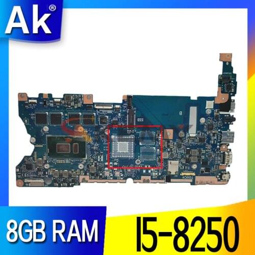 Akemy UX461UA motherboard 8GB RAM I5-8250 CPU mainboard For ASUS UX461UN UX461UA UX461U UX461 laptop motherboard free shipping