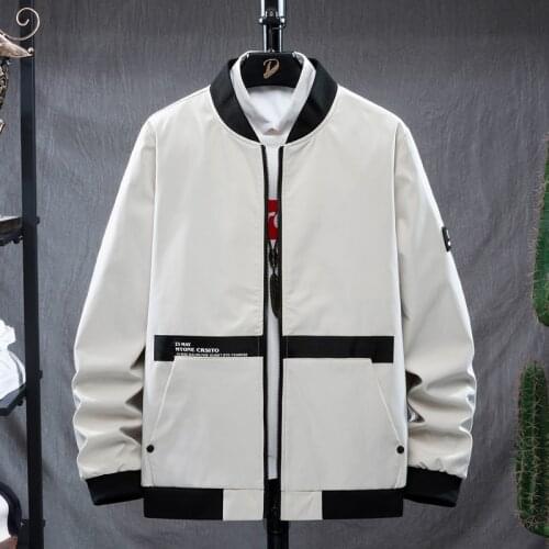 Mens Jacket Spring and Autumn Jacket Korean Version of The Trend of Sports and Leisure New Young Mens Jacket