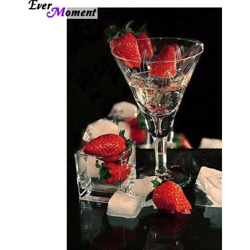 NEW DIY Diamond Painting cup strawberry Cross Stitch home decor modern Handicraft Diamond mosaic full diamond embroidery ASF327