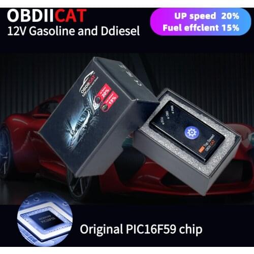 OBDIICAT-HK01 Newest Best For Diesel Benzine Both 2in1 Super OBD2 Power Prog Chip Tuning Box Better Than Nitro OBD2 ECO OBD2