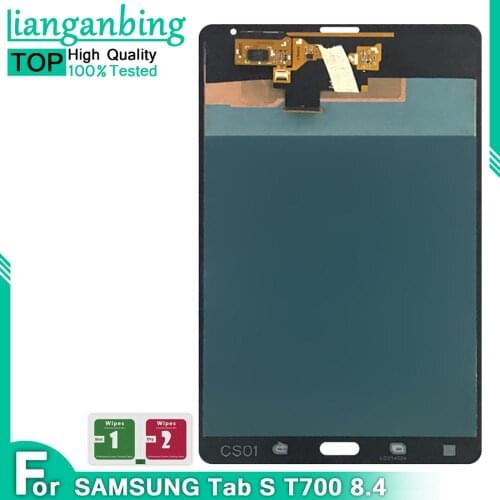 New 100% LCD Tab S 8.4 T700 Display Touch Screen Digitizer Sensors Assembly Panel Replacement For Samsung Galaxy Tab S 8.4 T700