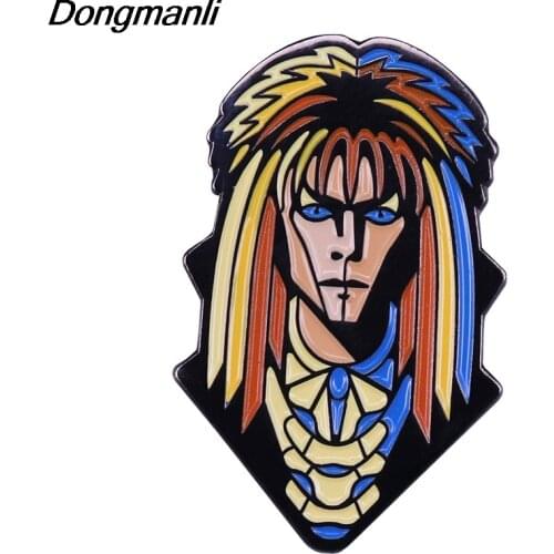 P5659 Dongmanli Creativity Cool Hard Enamel Pin Badge Backpack Collar Lapel Jewelry