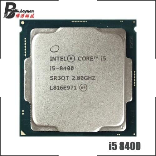 Intel Core i5-8400 i5 8400 2.8 GHz Six-Core Six-Thread CPU Processor 9M 65W LGA 1151