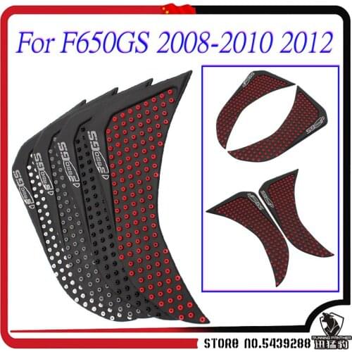 For BMW F650GS 2008-2010 2012 Anti slip sticker Motorcycle Tank Traction Pad Side Knee Grip Protector Fuel Tank