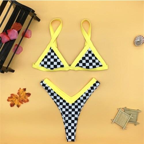 Sexy bikini two piece T-shirt swimwear multi color optional womens high bounce beach bikini suit fashion swimwear