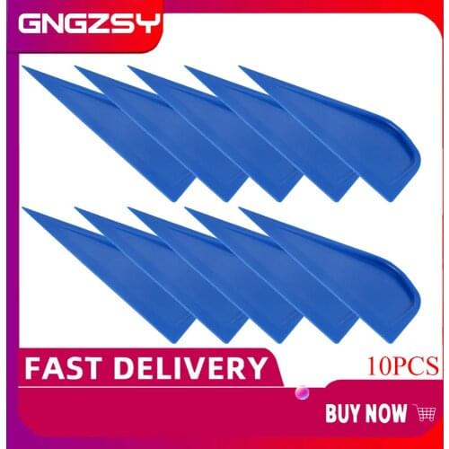 CNGZSY 10pcs Car Vinyl Card Scraper Pointed Film Wrap Contour Squeegee Window Glass Tinting Foil Install Automotive Tools 10A31
