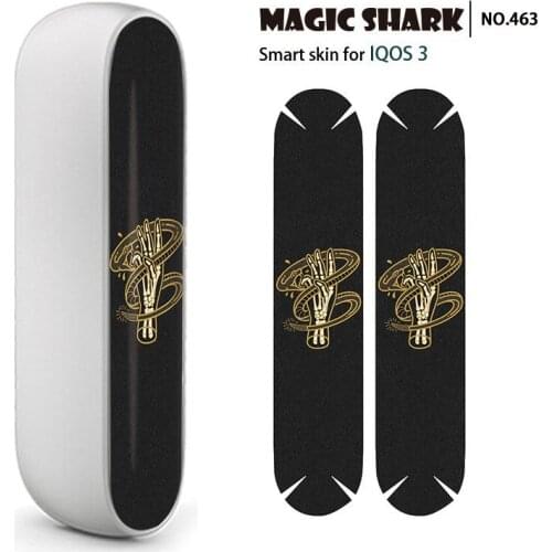 Magic Shark 2pcs/lot My World Dreamy Jellyfish Case Sticker Wrap Skin Film for IQOS 3 IQOS3 3.0