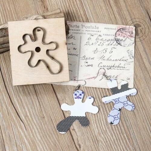 ZONESUN Custom Irregular Leather Earring Paper Cutting Die Tool For Die Cutting Machine DIY Punching Clicker Steel Rule Die