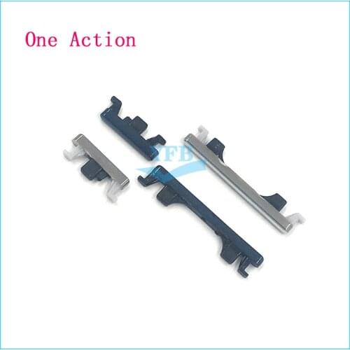 10PCS Side Power Key Volume Button Replace Spare Parts For Motorola Moto One Action