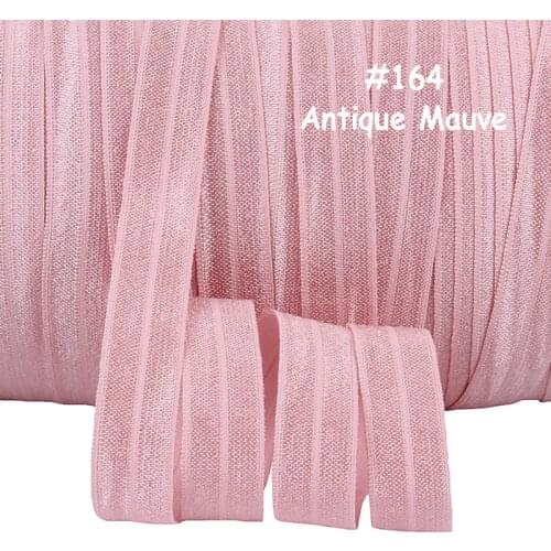 100yards/lot) wholesale good quality new color shinny fold over elastic