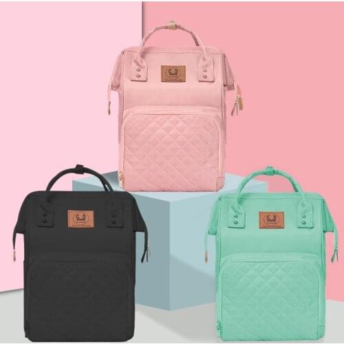 2021 Brand Diaper Backpack Bag Mummy Large Capacity Stroller Bag Mom Baby Multi-function Waterproof Outdoor Travel Nappy Bags