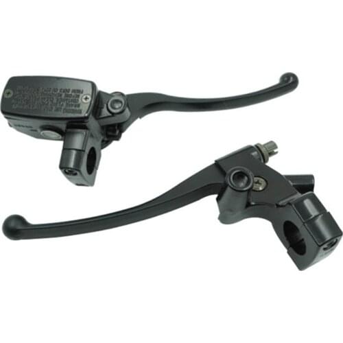 25MM Universal Motorcycle Front Brake Clutch Master Cylinder Hydraulic Pump Left Right Disc Brake Lever With Brake Switch M10