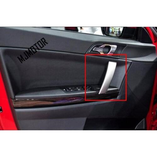 4 doors Interior Door Handles silver cover front rear left / right side for Chinese SAIC ROEWE 550 MG6 Auto car motor 30000556
