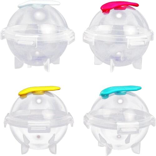 4pcs Ice Hockey Mold Ball Shaped Large 5cm Creative DIY World Ice Cover Lattice Homemade Ice Maker Mold For Kitchen Bar Whisky