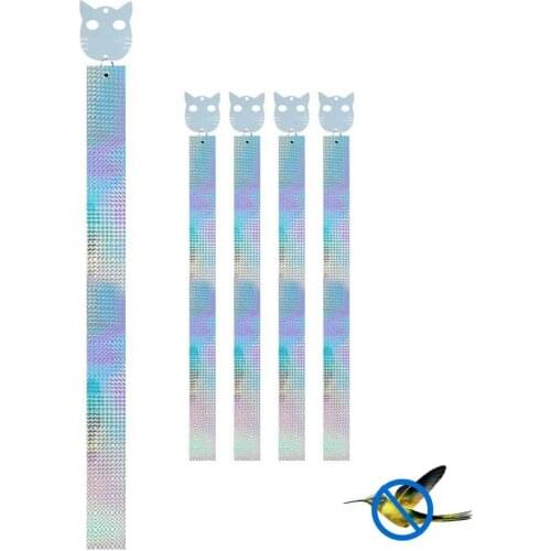 5pcs Bird Deterrent Reflective Scare Tape Discs Pest Control Dual-sided Repellent Tape Holographic Reflective Deterrent Discs