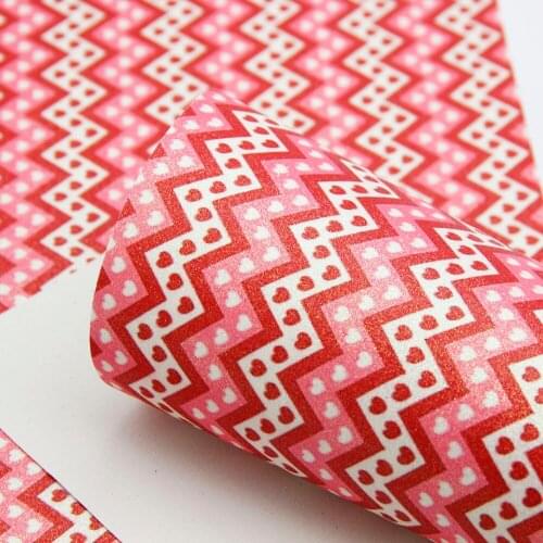 David accessories 20*33cm Stripe Dots Baseball Fine Glitter Faux Synthetic Leather Fabric,DIY Sewing HairBow Accessories,1Yc6043