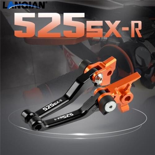 For 525SX 525SXR Motocross Accessories Aluminum Dirt Bike Pivot Brake Clutch Levers 525 SX SX-R SXR 2003 2004 2005 2006 2007