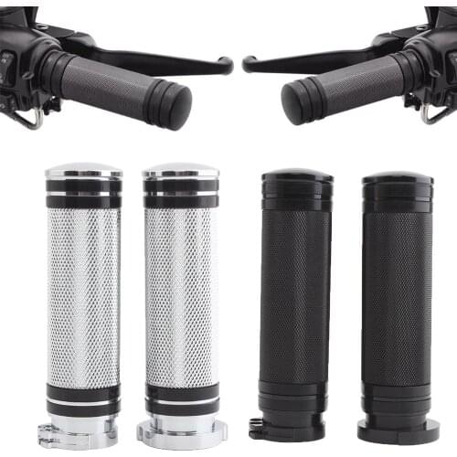 Motorcycle Aluminum 1" Handlebar Hand Grip Fits For Harley Touring Sportster XL 1200 883 XR Dyna Softail 1996-Up