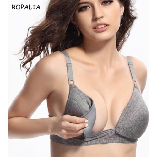 Breastfeeding cotton Maternity Nursing Bra sleep bras for nursing pregnant women soutien gorge allaitement underwear