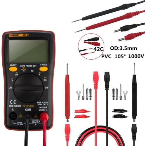 Auto Range Digital Multimeter ANENG M10 True-RMS Digital Multimeter 9999 Count Voltmeter