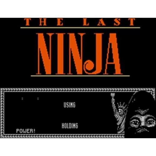 Last Ninja 60 Pins English Version Game Cartridge for 8 Bit 60pin Game Console