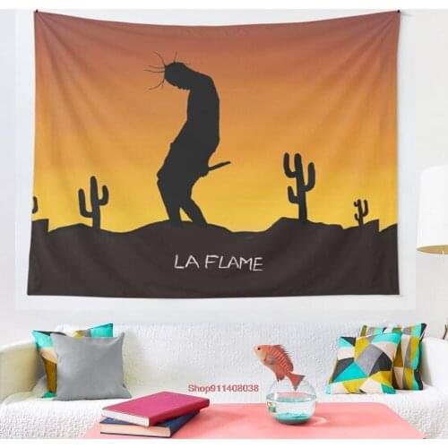 LaFlame tapestry Beautiful home Art Deco Wall Tapestry Bohemian decoration Hippie psychedelic Scene Travel mattress